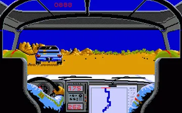 Paris Dakar 1990 screen shot game playing